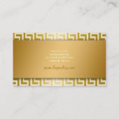 Carte De Visite clé du Grec 311-Golden (Dos)