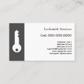 Carte De Visite Clé et serrure (Devant)