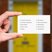 Carte De Visite Clé et serrure