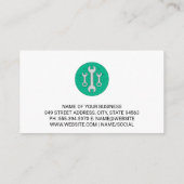 Carte De Visite Clé | Services Auto | Baie moteur | Code QR (Dos)