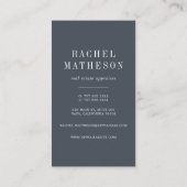 Carte De Visite Clé vintage | Apprenti Immobilier Vertical (Dos)