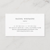 Carte De Visite Clé vintage | Cuivre | Immobilier (Dos)