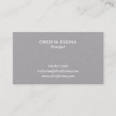 Carte De Visite Clean Architect's Business Card (Devant)