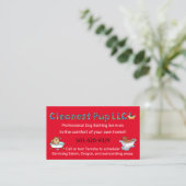 Carte de visite Cleanest Pup LLC (Debout devant)