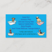 Carte de visite Cleanest Pup LLC (Dos)