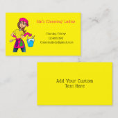 Carte De Visite Cleaning Ladies Company (Devant / Derrière)