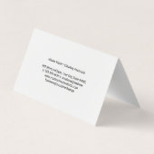 Carte De Visite Cleaning Lady Mopping | Bucket Cleaning Equipment (Dos)