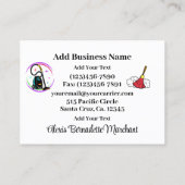Carte De Visite Cleaning Service Housekeeping  Business Card (Dos)