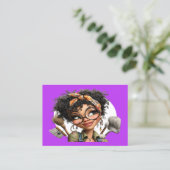 Carte De Visite Cleaning Service Housekeeping  Business Card (Debout devant)