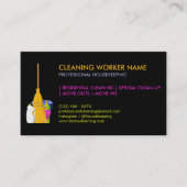 Carte De Visite Cleaning Service Standard modern (Devant)