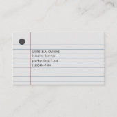 Carte De Visite Cleaning Services (Devant)