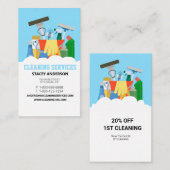 Carte De Visite Cleaning Services (Devant / Derrière)