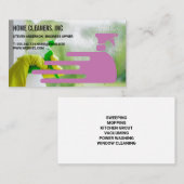 Carte De Visite Cleaning Solutions | Spray Bottle | Janitorial  (Devant / Derrière)