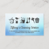 Carte De Visite Cleaning Supplies and House Keeping Service (Devant)