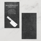 Carte De Visite Cleaver Knife (Devant / Derrière)