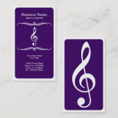 Carte De Visite clef triple de mod (Devant / Derrière)