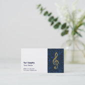 Carte De Visite Clef triple d'or (Debout devant)