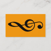 Carte De Visite clef triple simple (Dos)