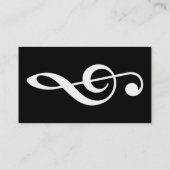 Carte De Visite clef triple simple (Dos)