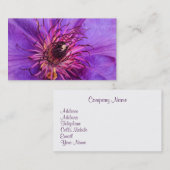 CARTE DE VISITE CLEMATIS (Devant / Derrière)