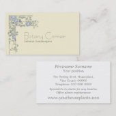 Carte De Visite Clématite de nouveau d'art (Devant / Derrière)