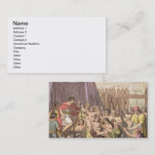 Carte De Visite Clémence de Mayta Capac : pardon d'offres au (Devant / Derrière)