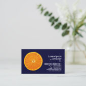 Carte De Visite Clementine - Bleu de marine (Debout devant)