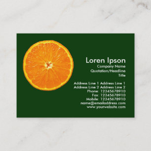 Carte De Visite Clémentine - Vert foncé