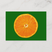 Carte De Visite Clémentine - Vert herbe (Dos)