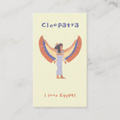 Carte De Visite Cléopâtre. (Devant)