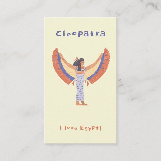 Carte De Visite Cléopâtre. (Devant)