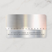 Carte De Visite Clés de construction | Métal | Rivets (Dos)