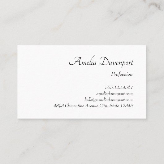 Carte De Visite Clés de piano noir et blanc élégant Photographie (Dos)