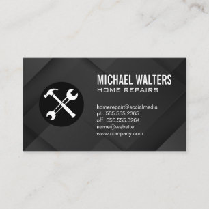 Carte De Visite Clés Marteaux Outils Gestion de Propriété