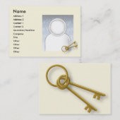 Carte De Visite Clés - potelées (Devant / Derrière)