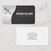 Carte De Visite Clés | Technicien | Réparation d'appareils électro (Devant / Derrière)