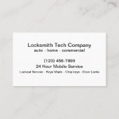 Carte de visite client 5 (Dos)