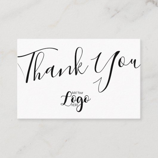 Carte De Visite Client du courtier de l'agent immobilier Merci (Devant)