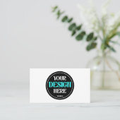 Carte De Visite Client Éco-Responsable de Luxe Durable (Debout devant)