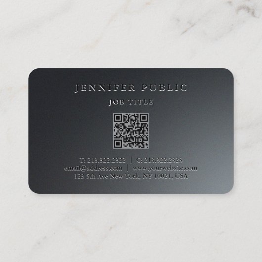 Carte De Visite Client Gold Script Ocean Size Maquillage Artiste (Dos)