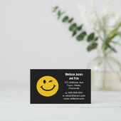 Carte De Visite Cligner de l'oeil le visage (Debout devant)