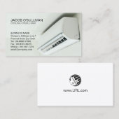 Carte De Visite Climatisation Chauffage Refroidissement (Devant / Derrière)