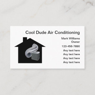 Carte De Visite Climatisation cool Service Moderne