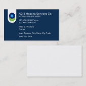 Carte De Visite Climatisation et chauffage (Devant / Derrière)