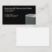 Carte De Visite Climatisation Et Ventes (Devant / Derrière)