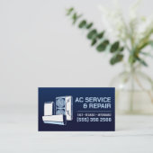 Carte De Visite Climatisation - Réparation • Service • Installatio (Debout devant)