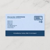Carte De Visite Climatisation Services de réparation (Dos)