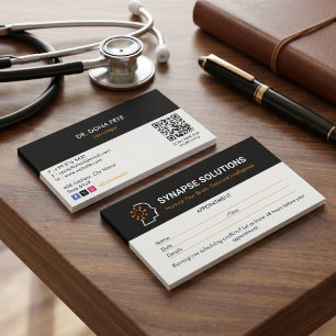 Carte De Visite Clinique de neurologie   Rendez-vous propre