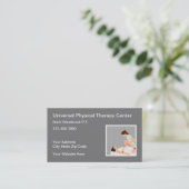 Carte De Visite Clinique de physiothérapie (Debout devant)
