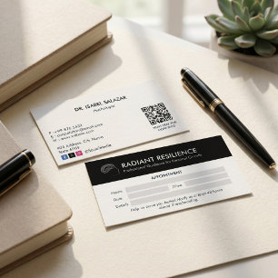 Carte De Visite Clinique de Psychologue Entreprise   Rendez-vous M